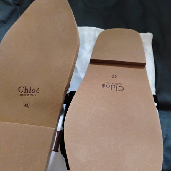 Chloé | Woody black slide sandals | Savannahs Chloe black sandals